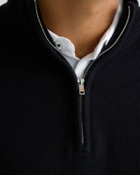 Robert Zip Neck Knit Pullover MENS KNITWEAR