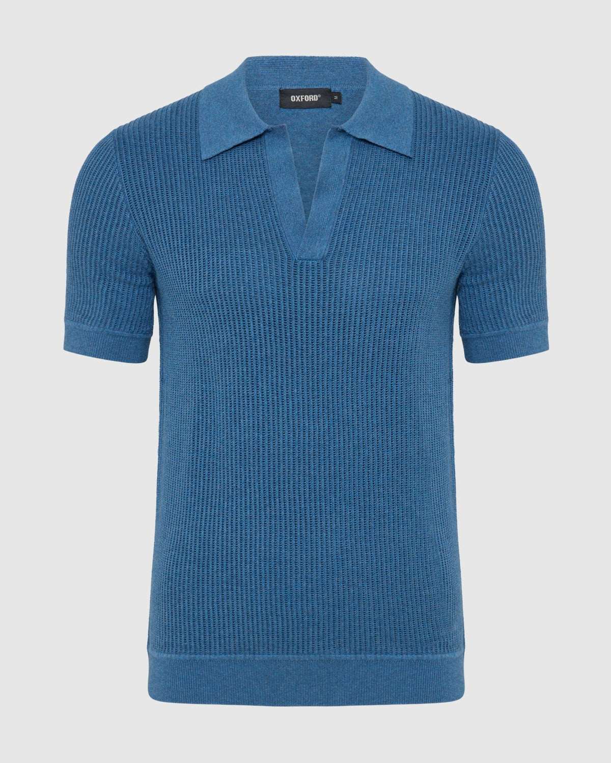 Huck Lined Knitted Polo MENS KNITWEAR