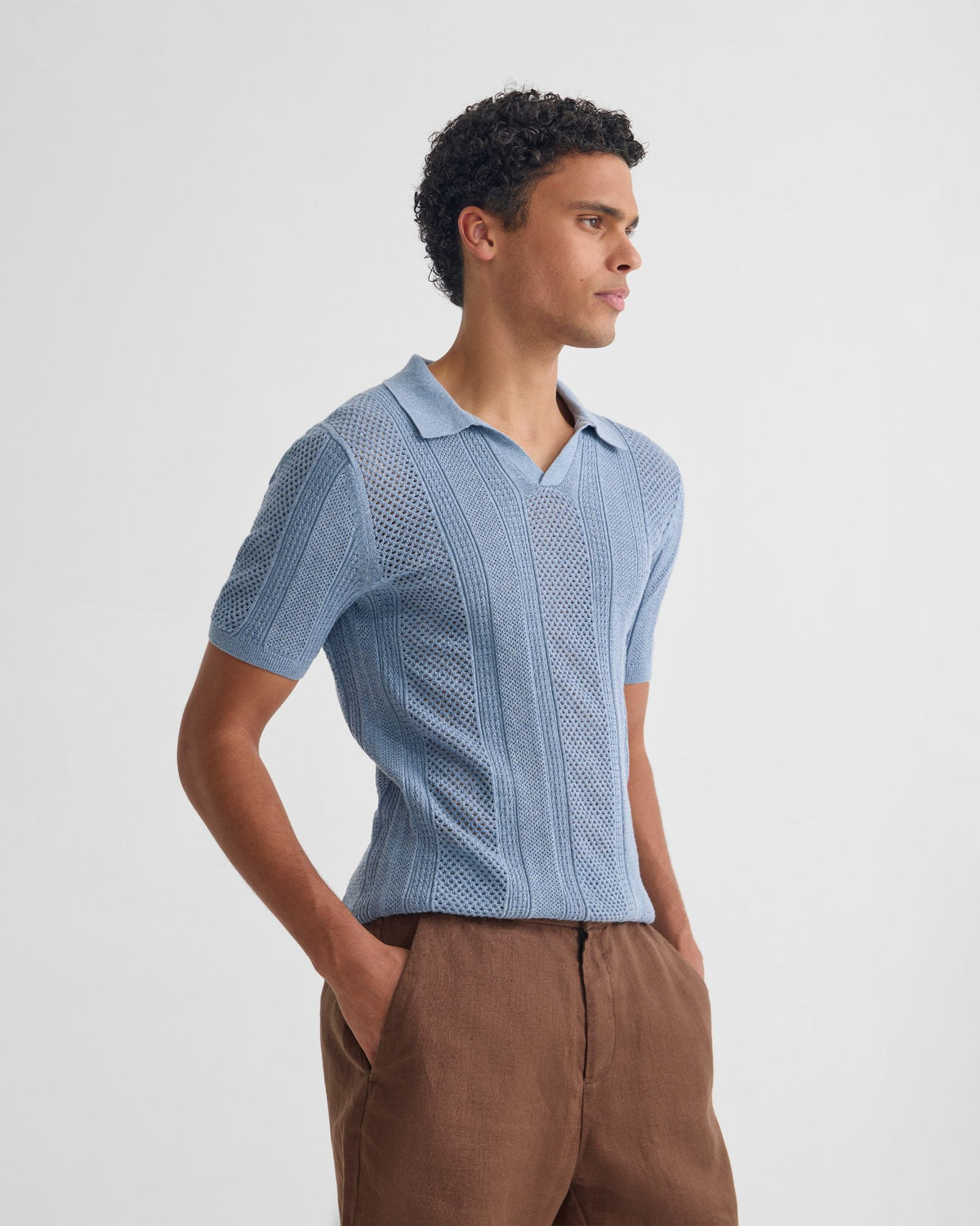 Arnie Knitted Polo MENS KNITWEAR