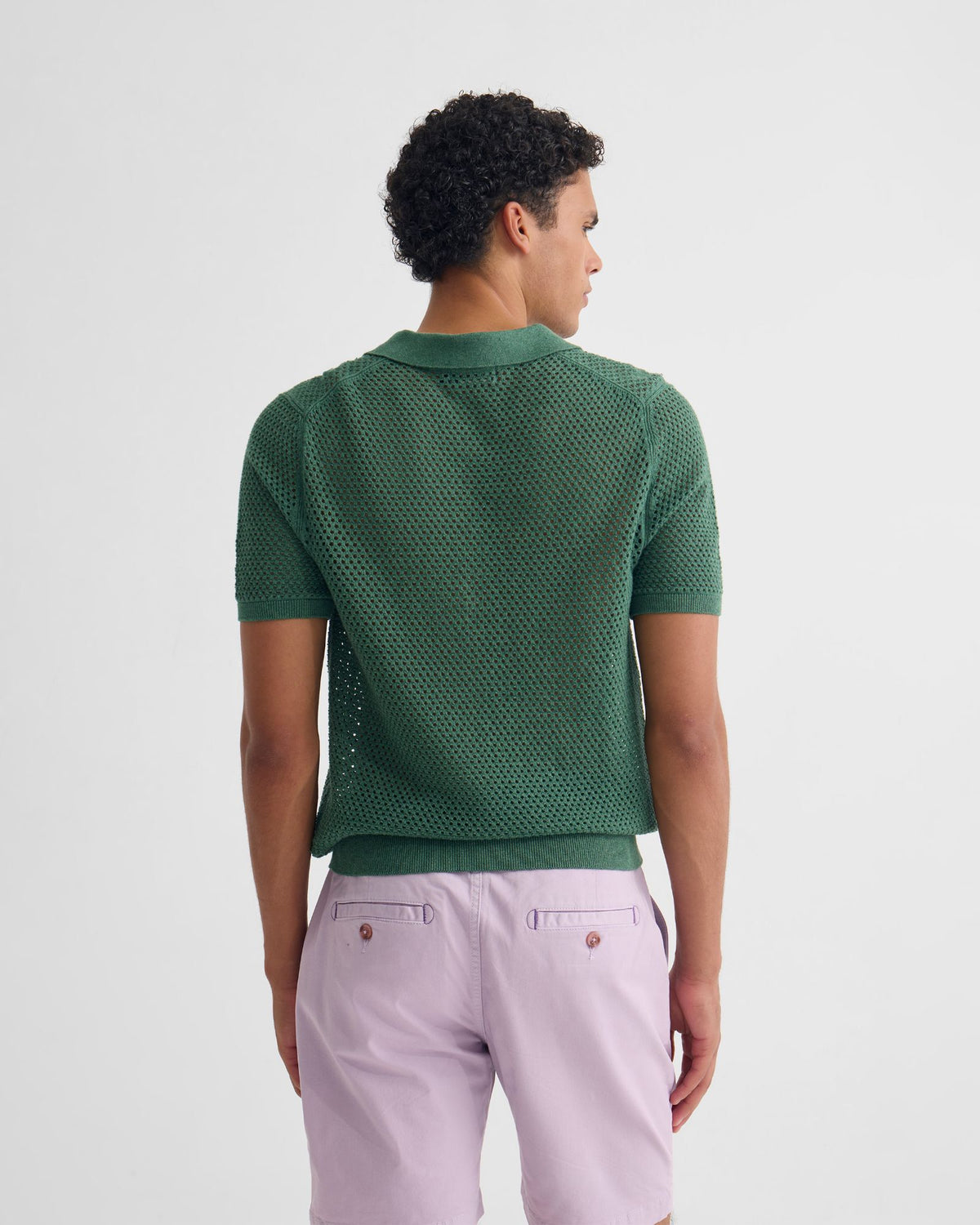 Lane Knitted Polo MENS KNITWEAR
