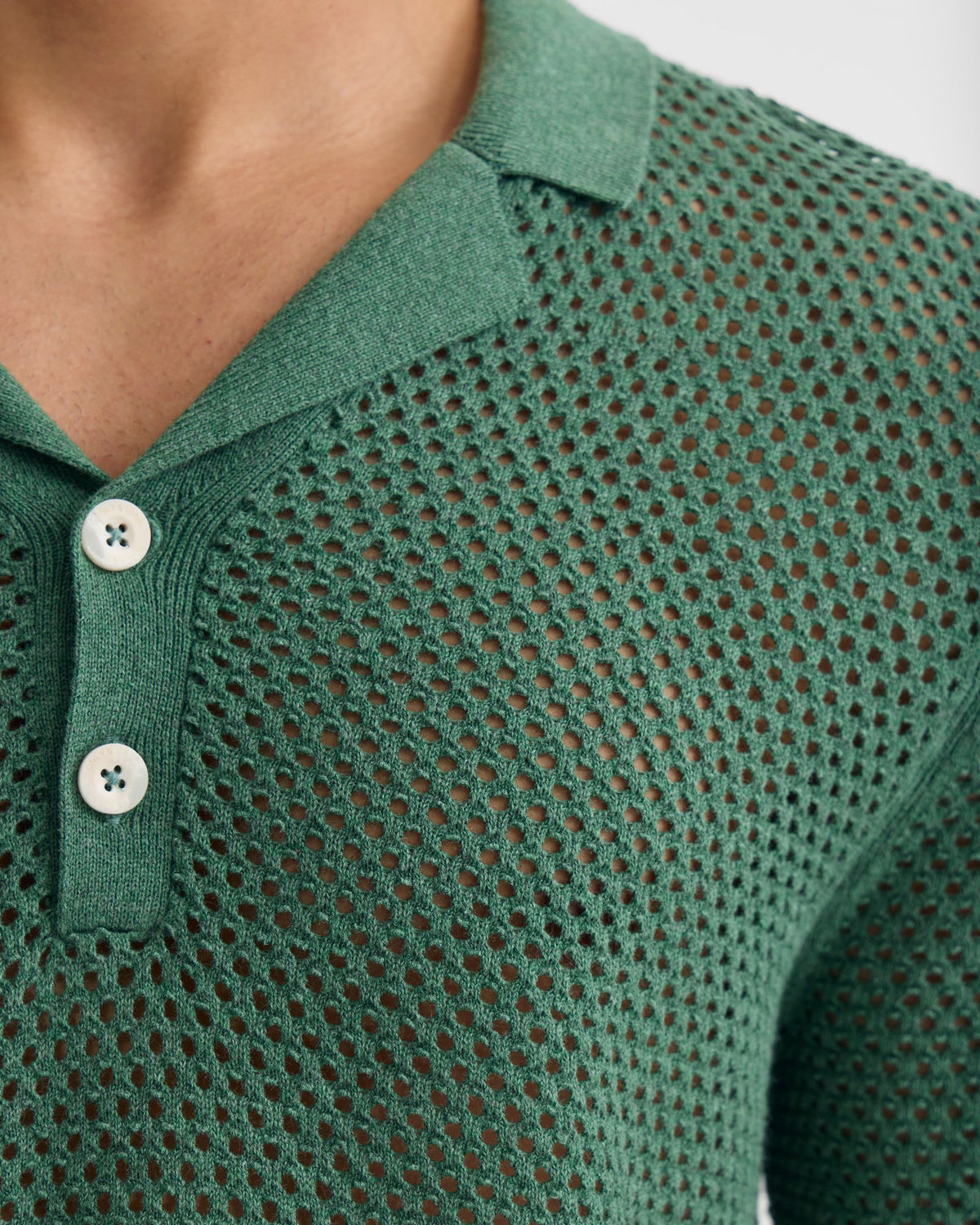 Lane Knitted Polo MENS KNITWEAR