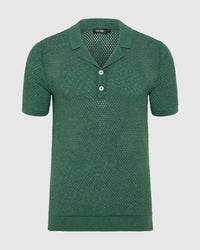 Lane Knitted Polo MENS KNITWEAR
