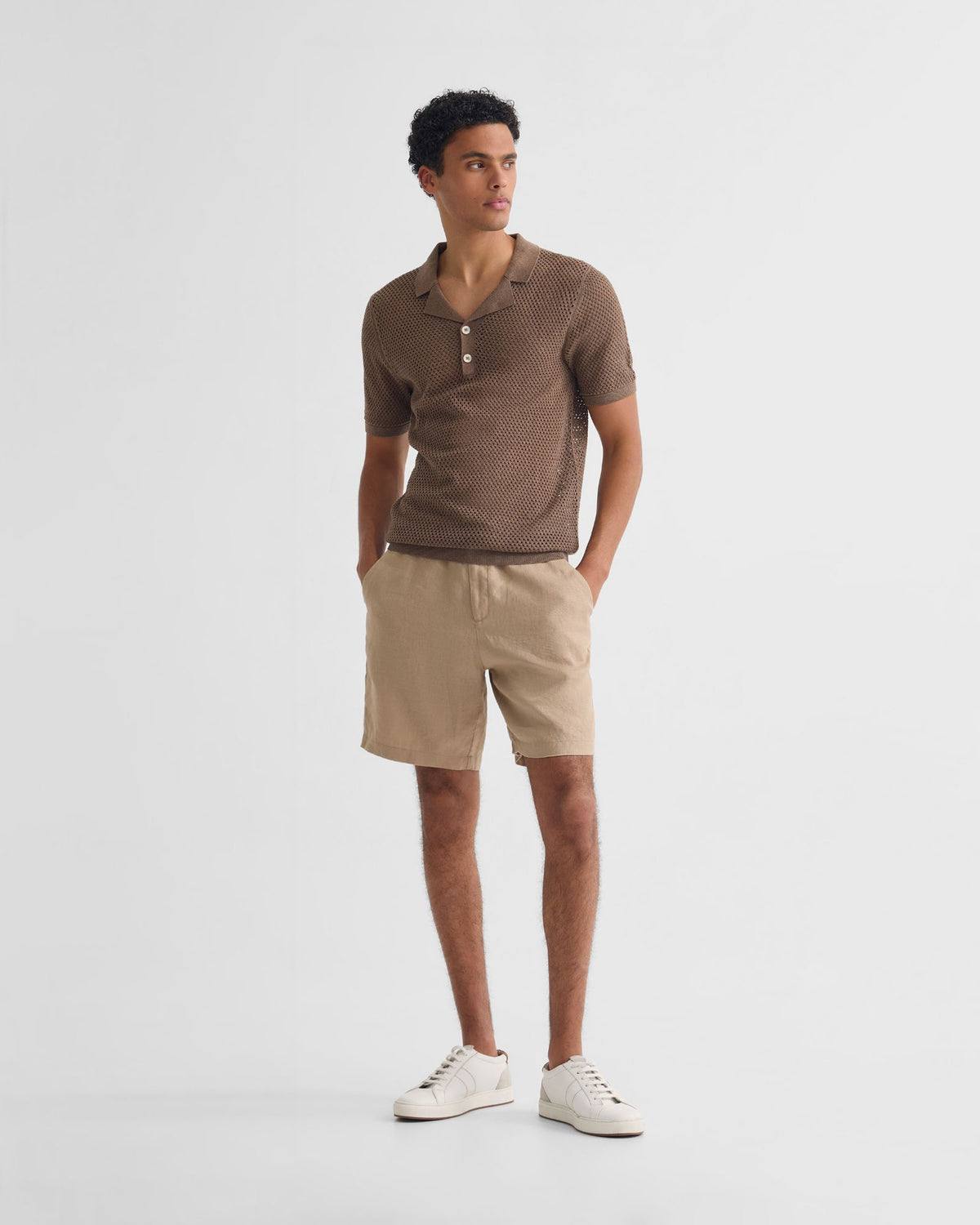 Lane Knitted Polo MENS KNITWEAR