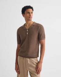 Lane Knitted Polo MENS KNITWEAR