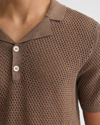Lane Knitted Polo MENS KNITWEAR