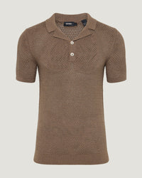 Lane Knitted Polo MENS KNITWEAR