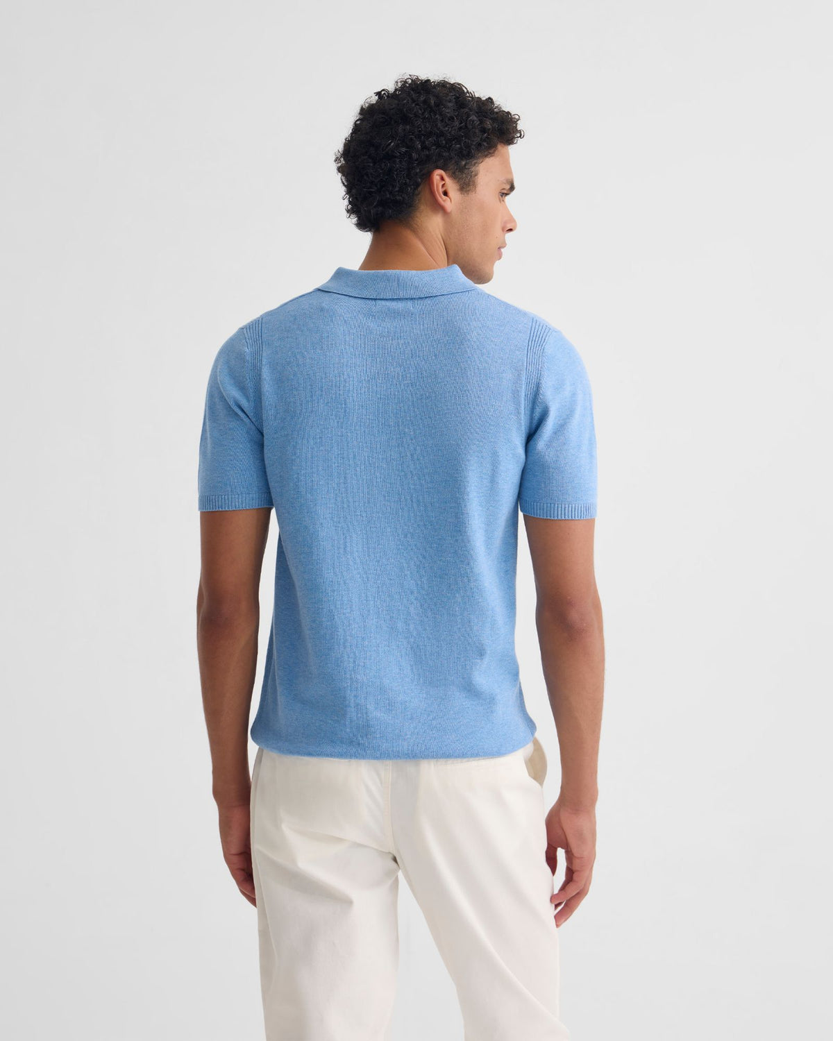 Otis Zip Neck Knitted Polo MENS KNITWEAR