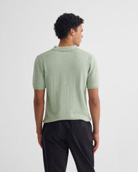 Otis Zip Neck Knitted Polo MENS KNITWEAR