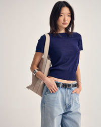 Grace Short Sleeve Merino Knit WOMENS KNITWEAR