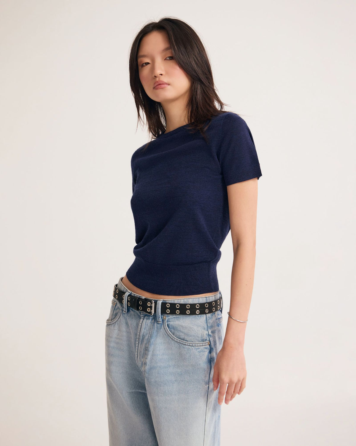 Grace Short Sleeve Merino Knit WOMENS KNITWEAR