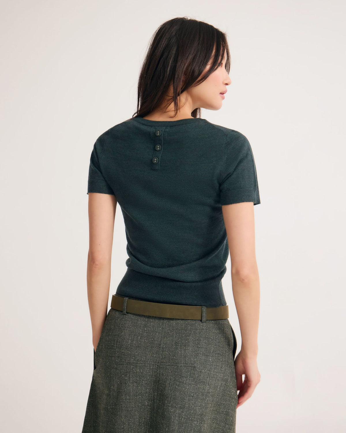 Grace Short Sleeve Merino Knit WOMENS KNITWEAR