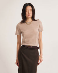 Grace Short Sleeve Merino Knit WOMENS KNITWEAR