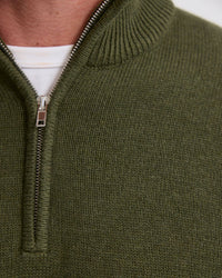 Robert Zip Neck Knit Pullover
