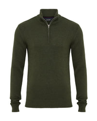 Robert Zip Neck Knit Pullover MENS KNITWEAR
