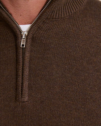 Robert Zip Neck Knit Pullover