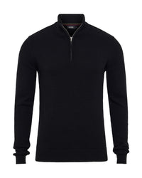Robert Zip Neck Knit Pullover MENS KNITWEAR