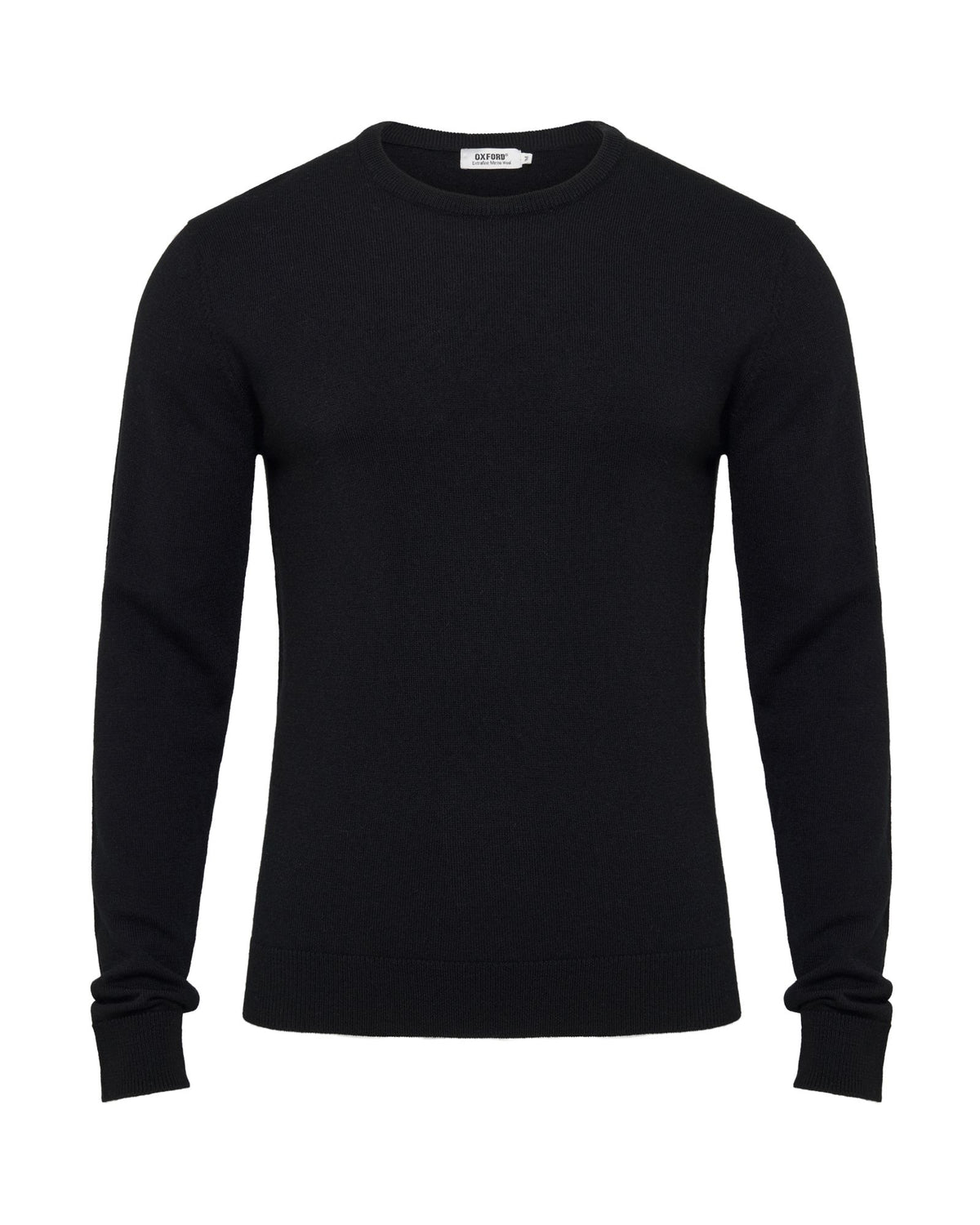 Crew Neck Pure Merino Wool Pullover MENS KNITWEAR