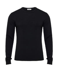 Crew Neck Pure Merino Wool Pullover MENS KNITWEAR