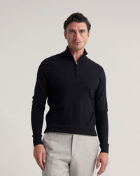 Merino Zip-Neck MENS KNITWEAR