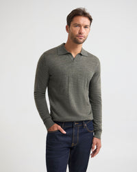 Blair Polo Collar Merino Knit MENS KNITWEAR