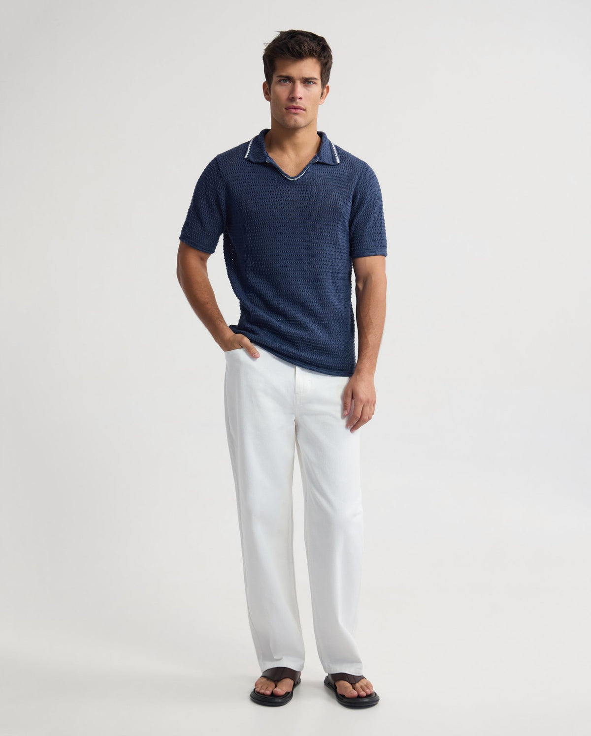 Oliver Contrast Stitch Polo