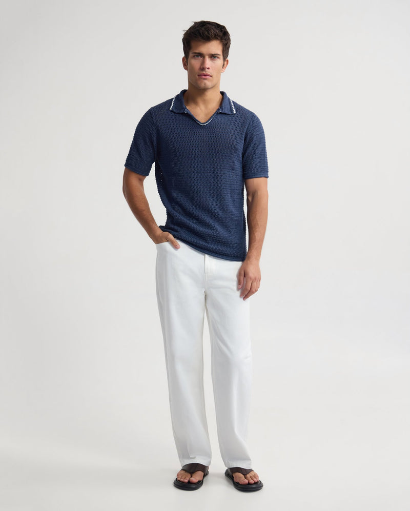 Oliver Contrast Stitch Polo