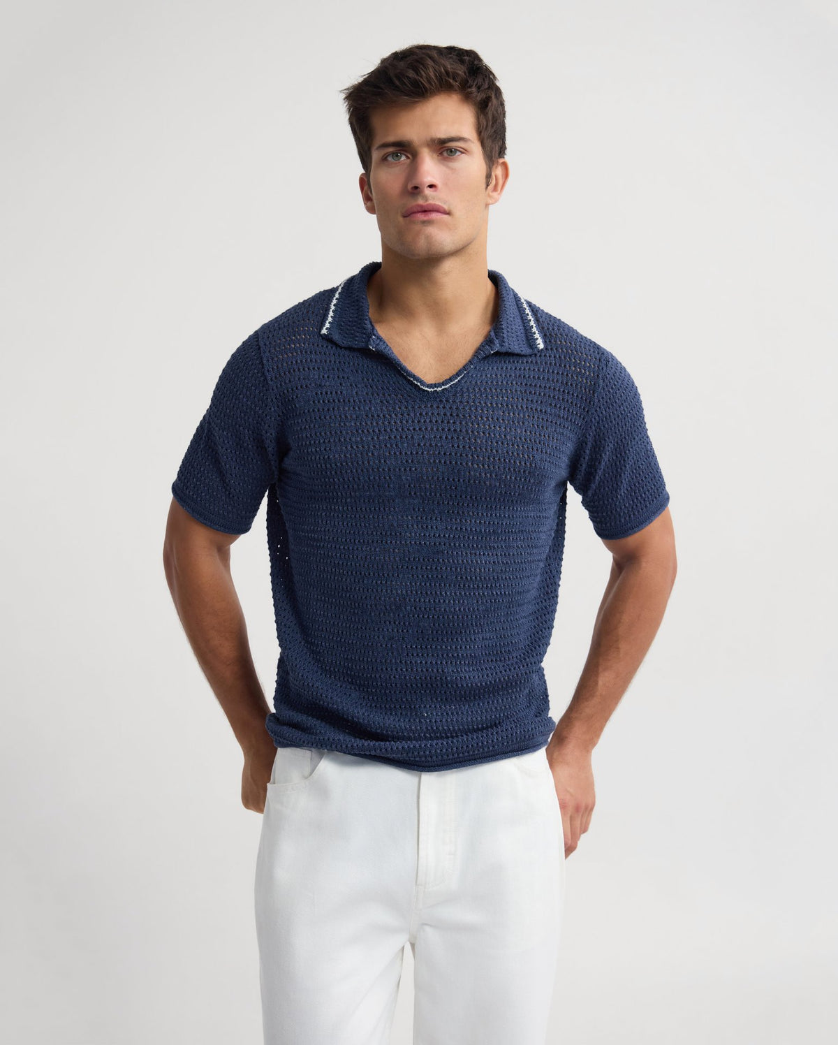 Oliver Contrast Stitch Polo