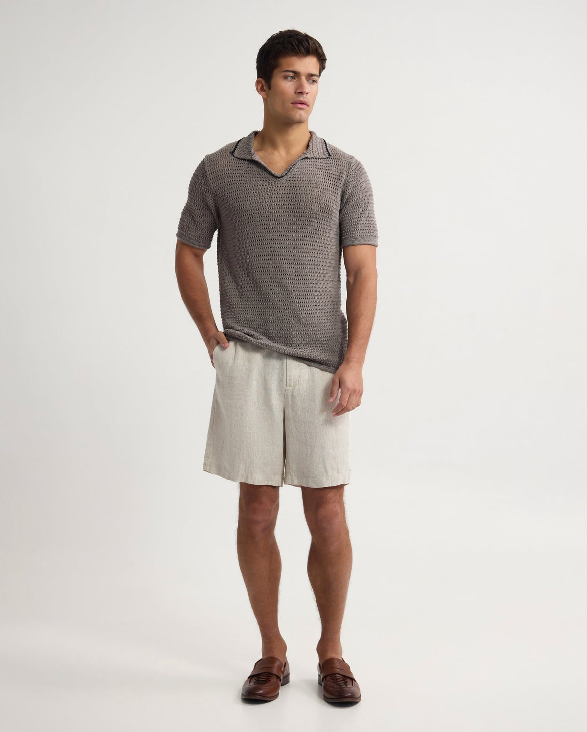 Oliver Contrast Stitch Polo