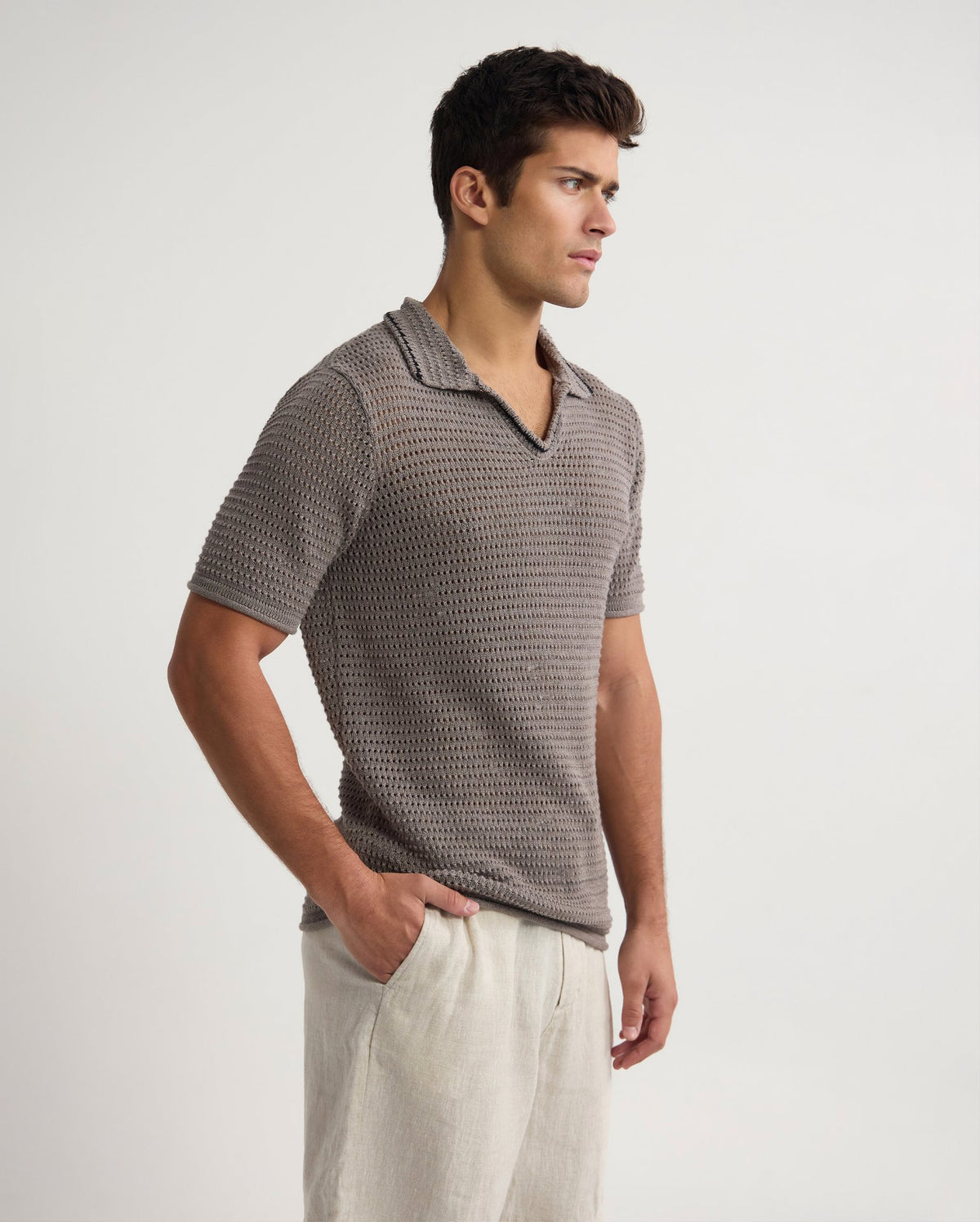 Oliver Contrast Stitch Polo