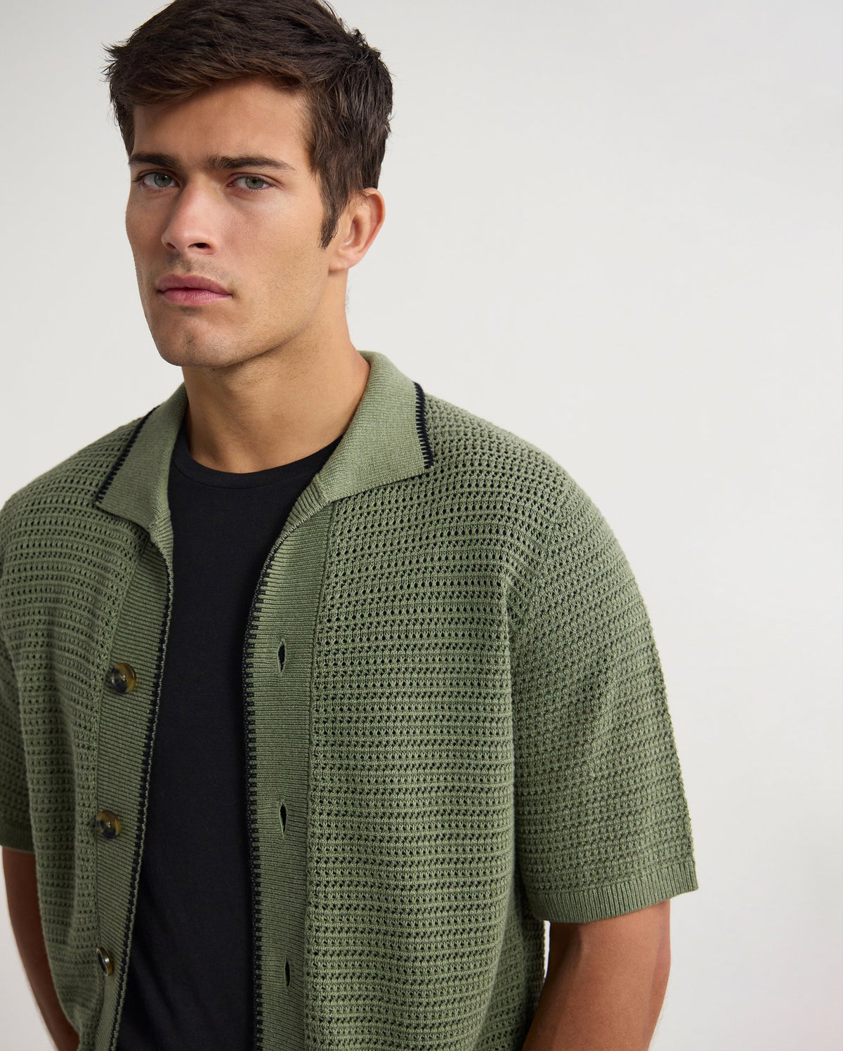 Silas Button Up Knit
