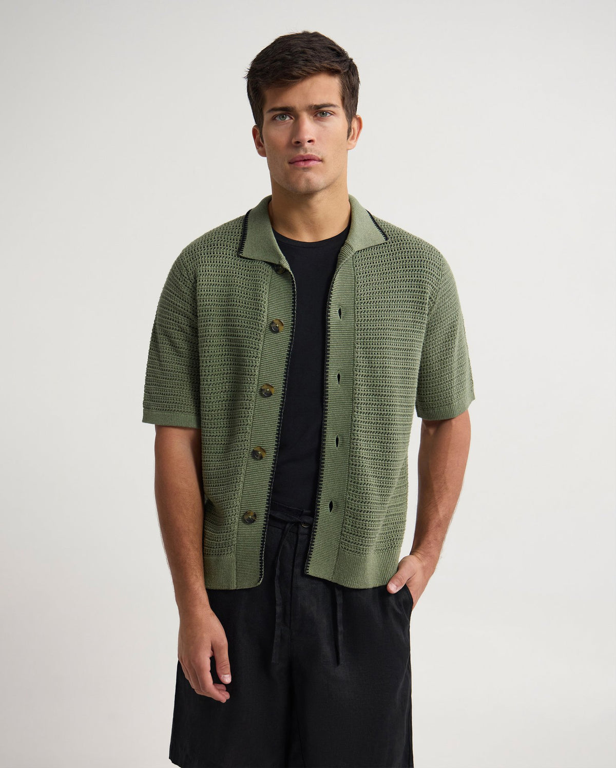 Silas Button Up Knit