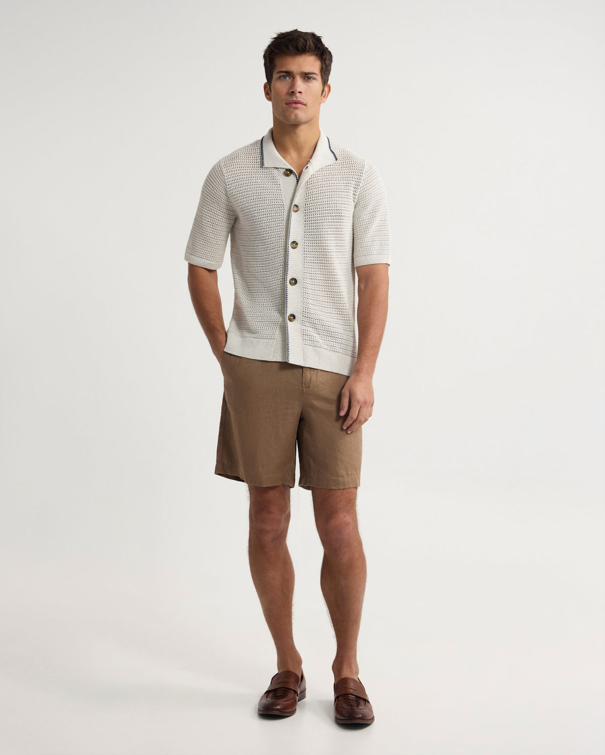 Silas Button Up Knit