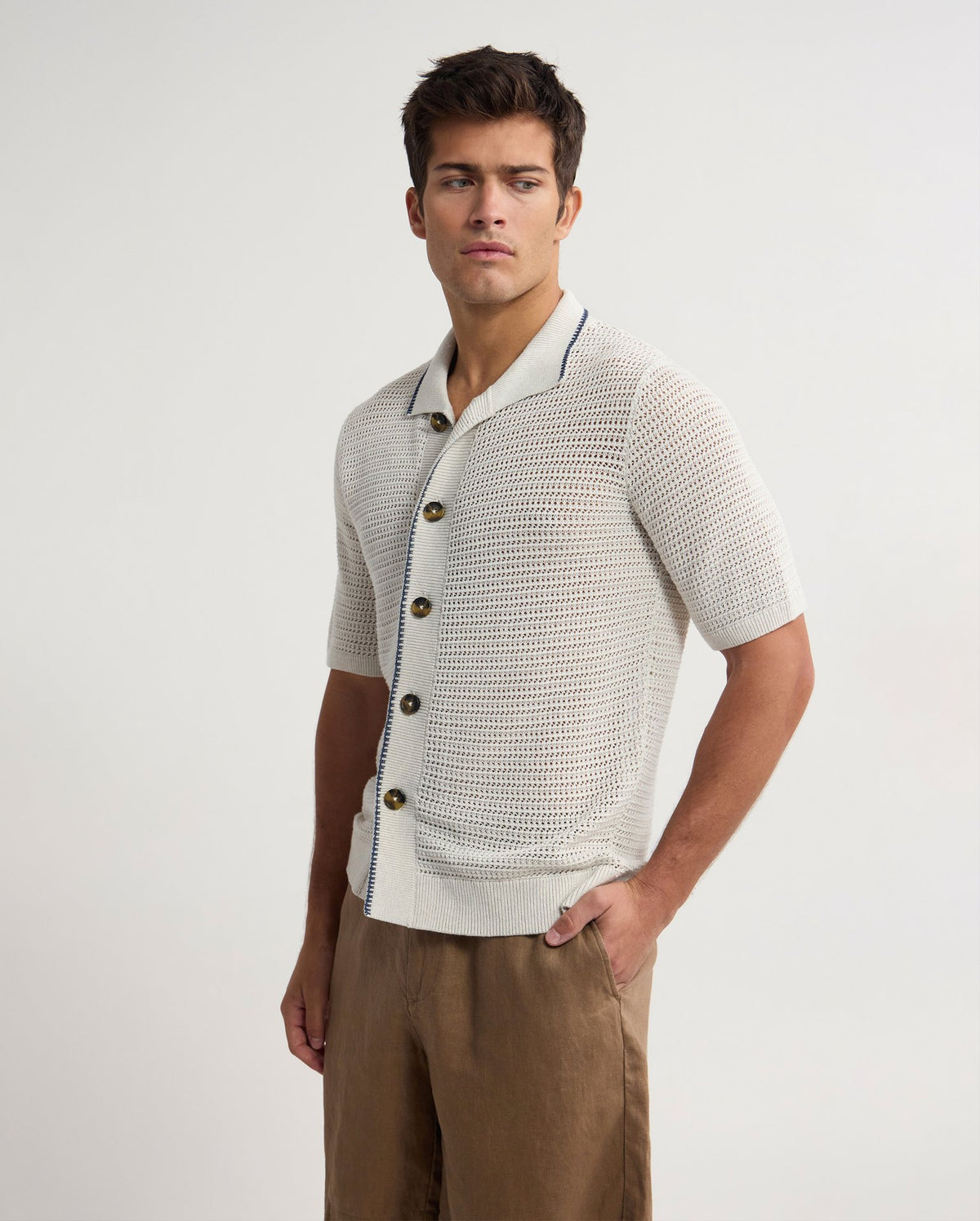 Silas Button Up Knit