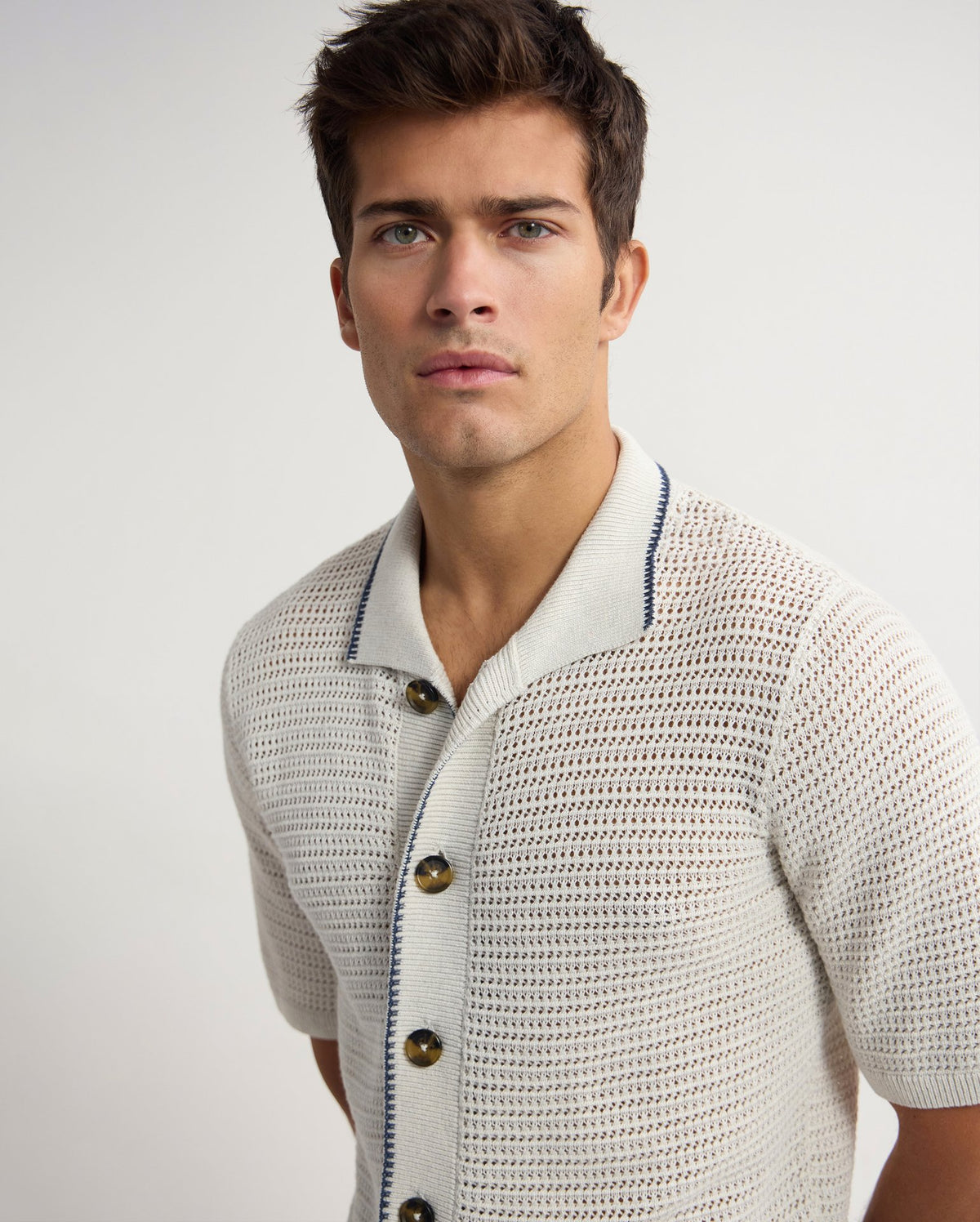 Silas Button Up Knit