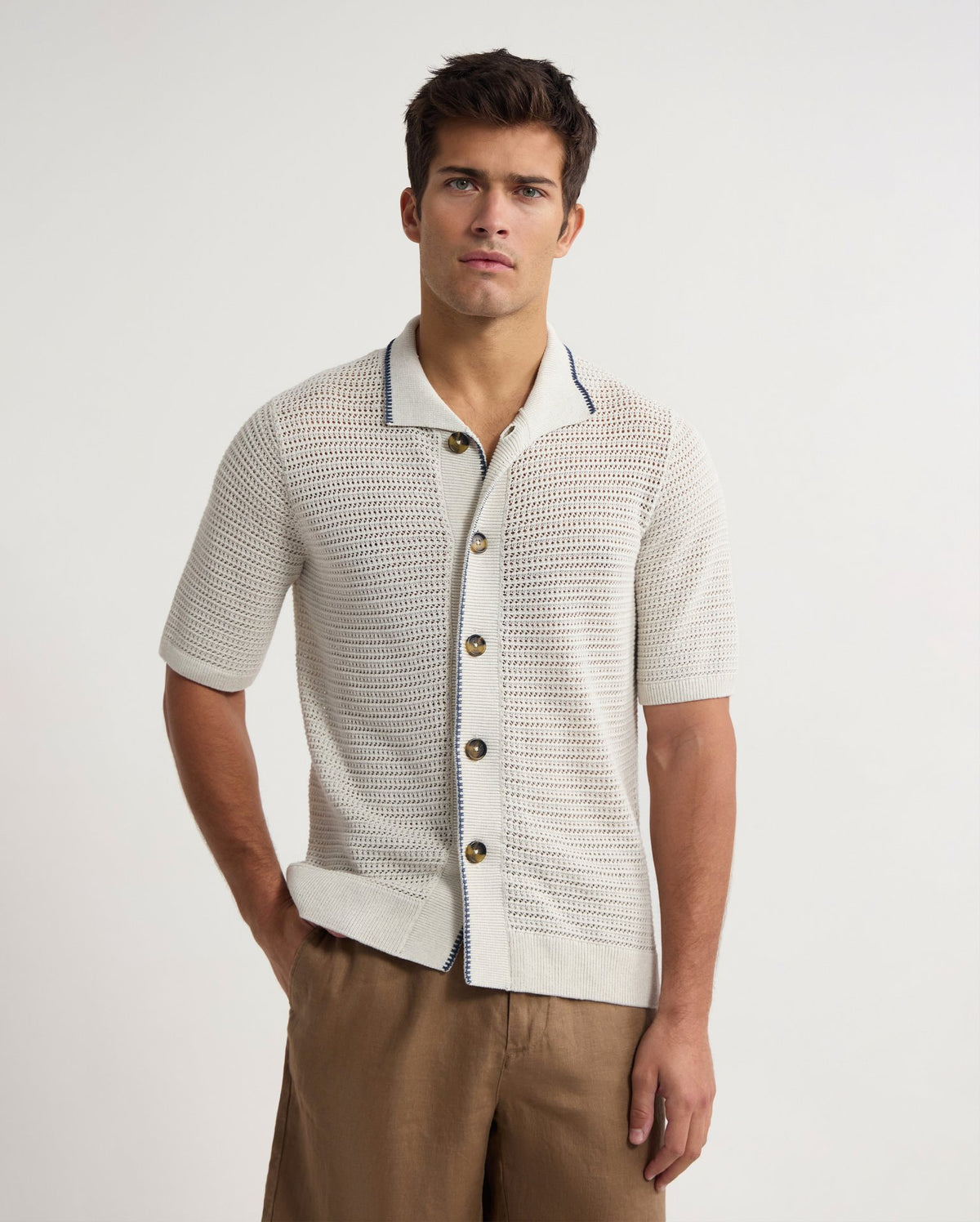 Silas Button Up Knit