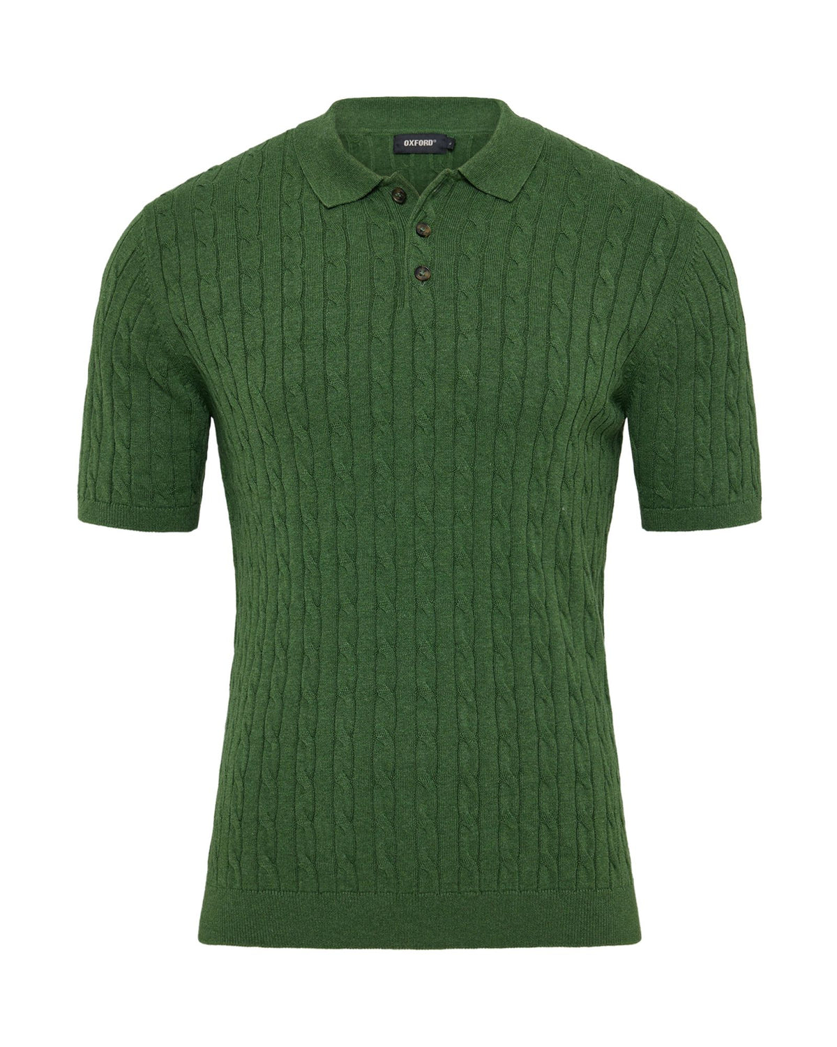 Fernando Cable Knit Polo