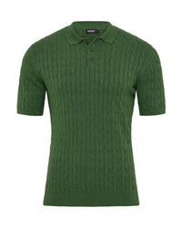 Fernando Cable Knit Polo