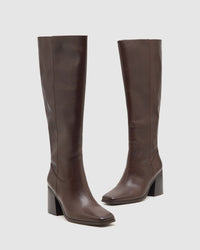 Jeanie Leather Knee Boot WOMENS SHOES