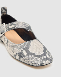 Florentine Cross Strap Ballet WOMENS SHOES