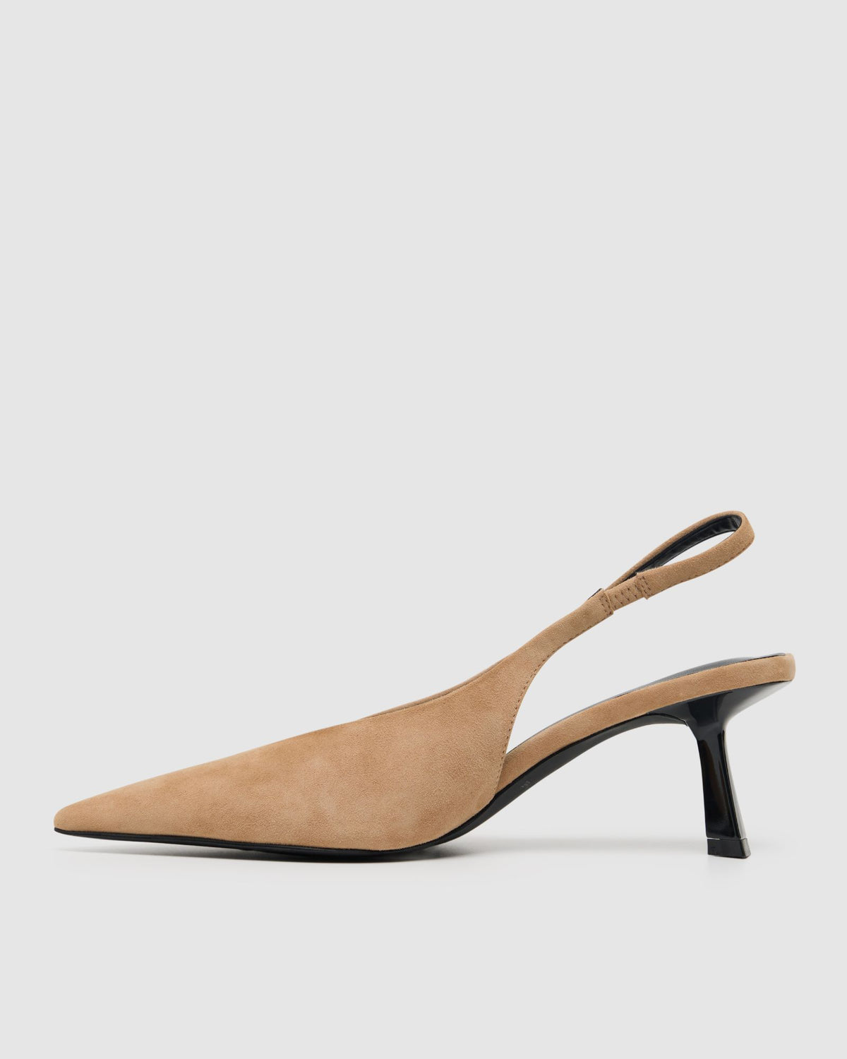 ROMA SUEDE SLING BACK HEEL WOMENS SHOES
