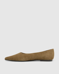 Reece Suede Pointy Flat WOMENS SHOES