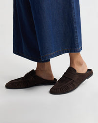 Hadley Suede Mule Loafer WOMENS SHOES