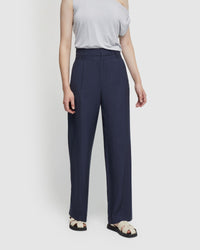 HAZEL WIDE LEG TROUSERS WOMENS PANTS