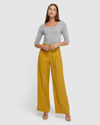 HAZEL WIDE LEG TROUSERS WOMENS PANTS