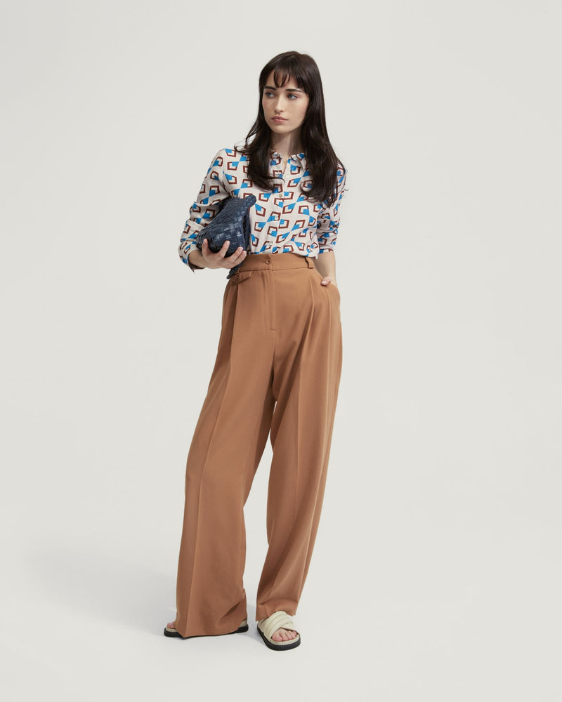 POPPY GEO PRINT SHIRT WOMENS SHIRTS