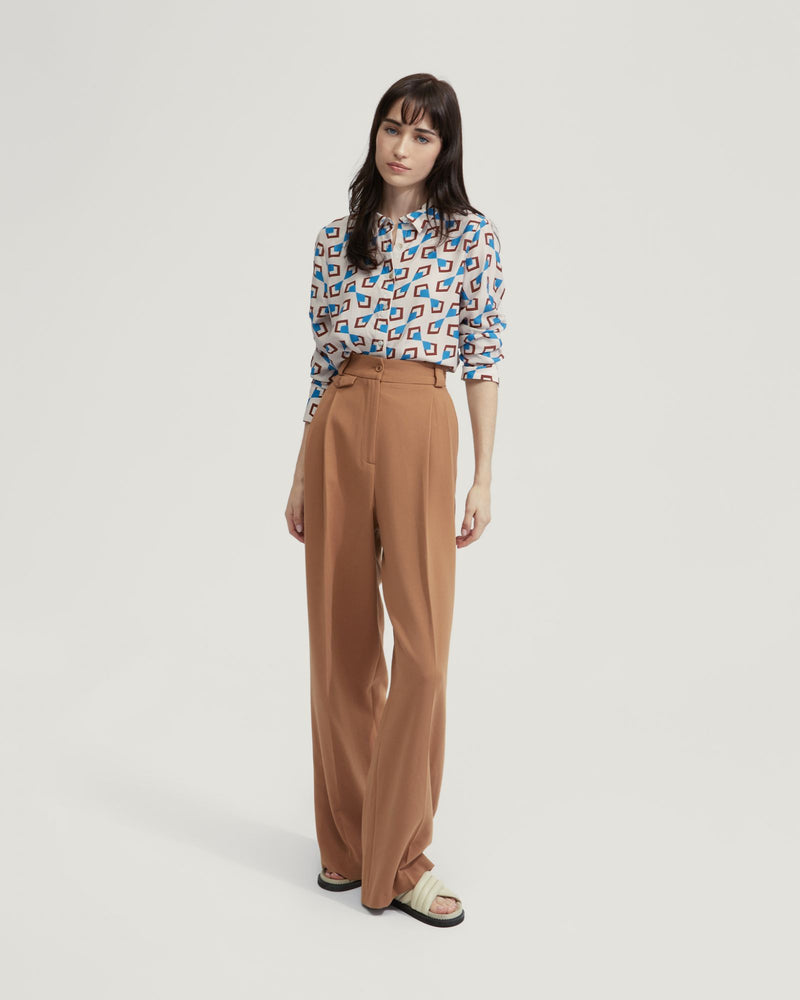 POPPY GEO PRINT SHIRT WOMENS SHIRTS