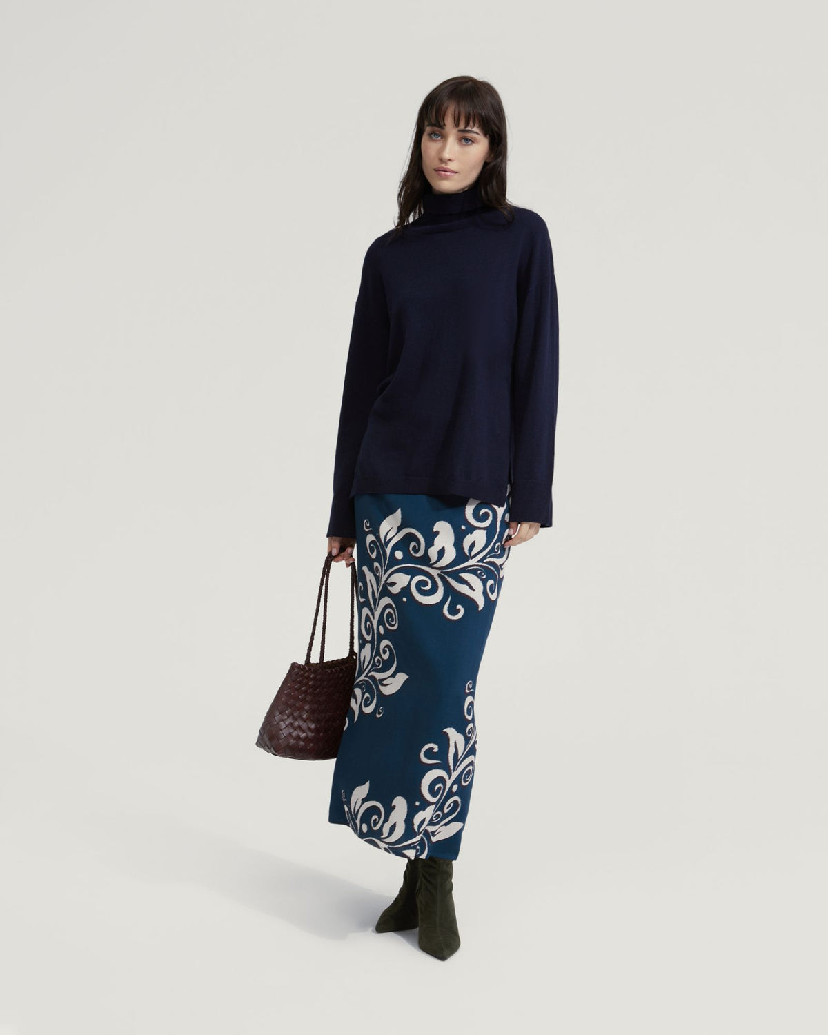 GRECHEN FLORAL PRINT SKIRT WOMENS SKIRTS