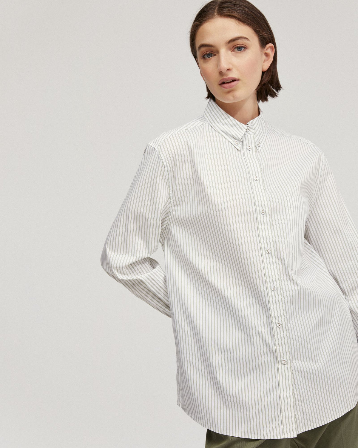 VICKY STRIPED SHIRT WOMENS SHIRTS