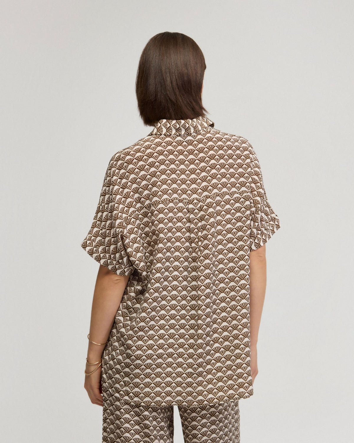 Jasmine Short Sleeve Printed Shirt WOMENS SHIRTS