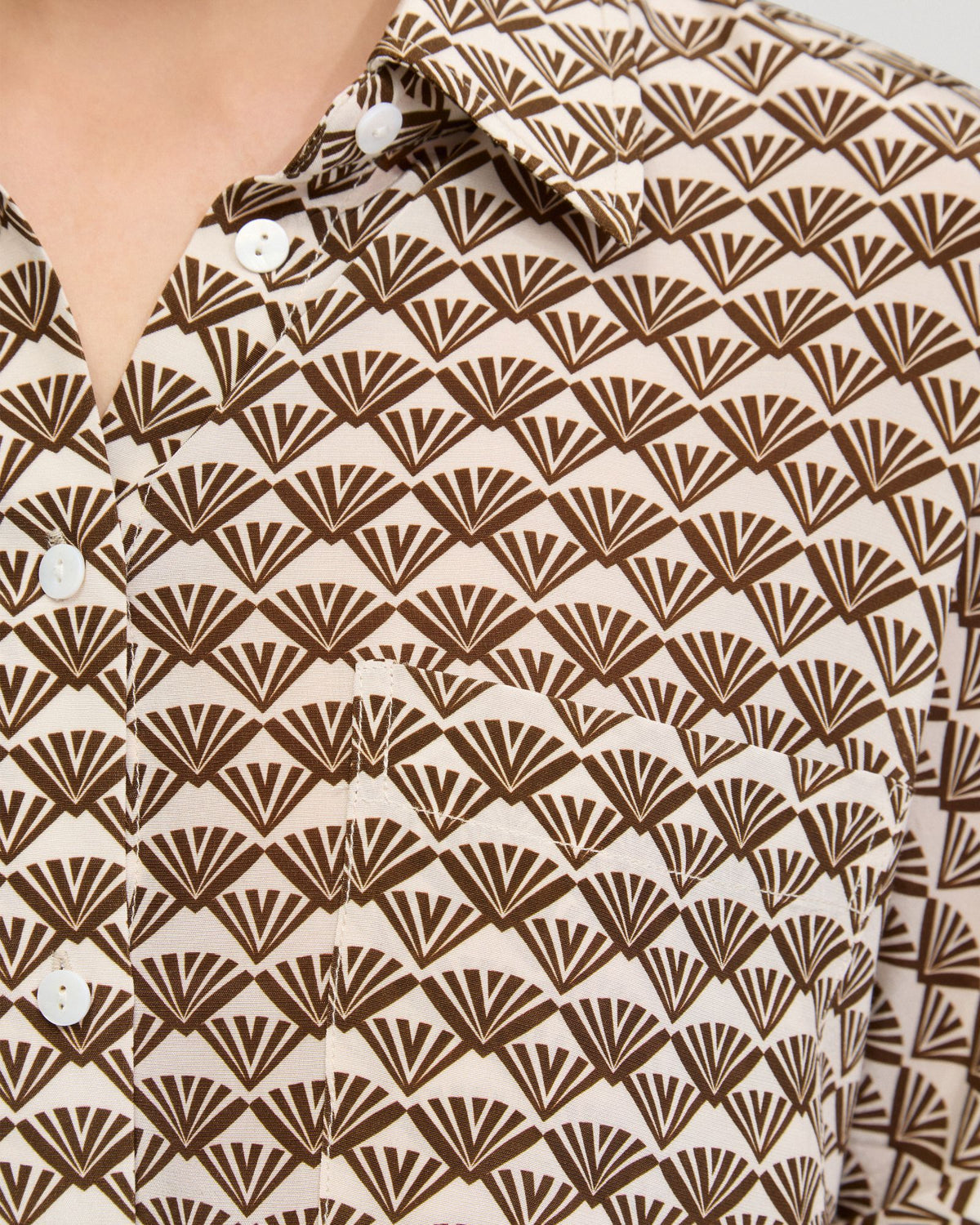 Jasmine Short Sleeve Printed Shirt WOMENS SHIRTS